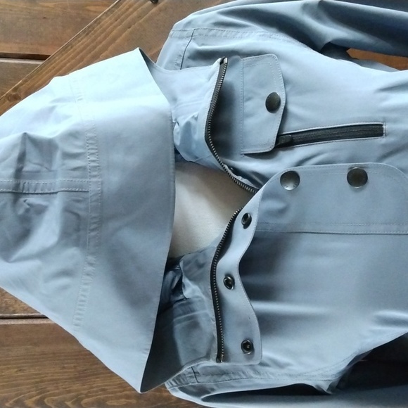 Aether Women's Hooded Anorak Jacket Lifetime Guarantee Size 1 Grey Excellent - Picture 4 of 12